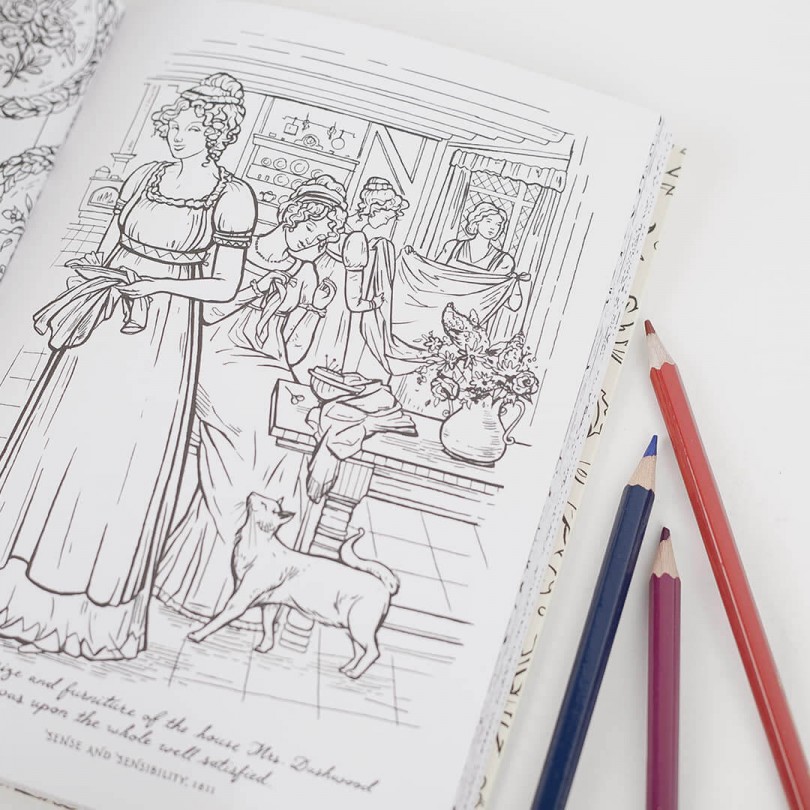 Color Me Jane · A Jane Austen Coloring Adult Book (Penguin English Library)