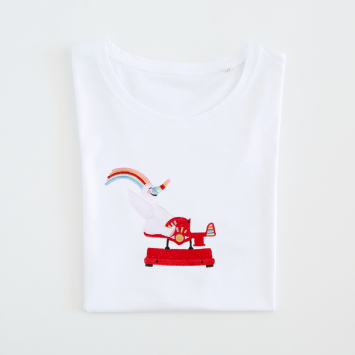 Camiseta · Would you like to take a ride with me?